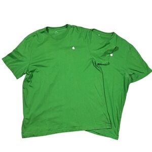 Apple Store T-Shirt Mens XL Green Recycled Cotton Employee Logo Lot Of 2